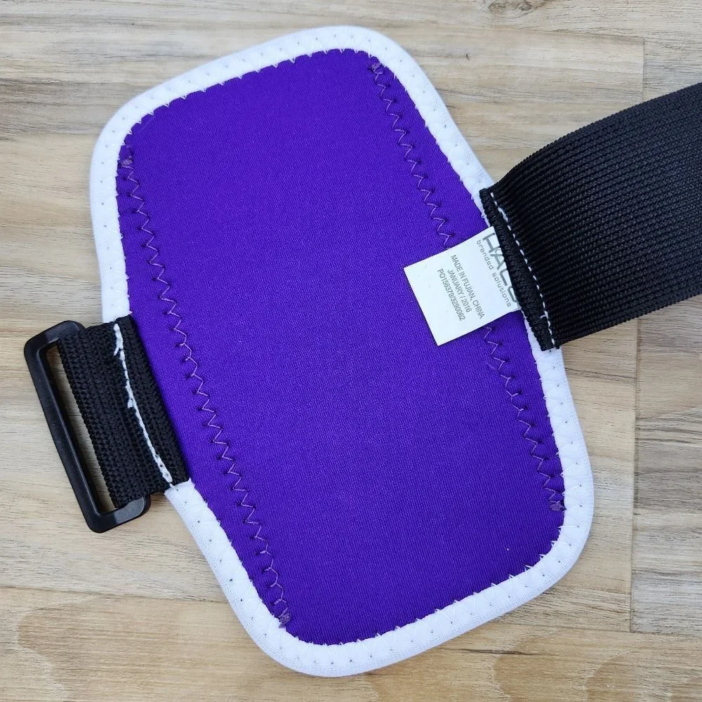 💜NWOT American Cancer Society Relay For Life Purple Soft Armband Phone Holder